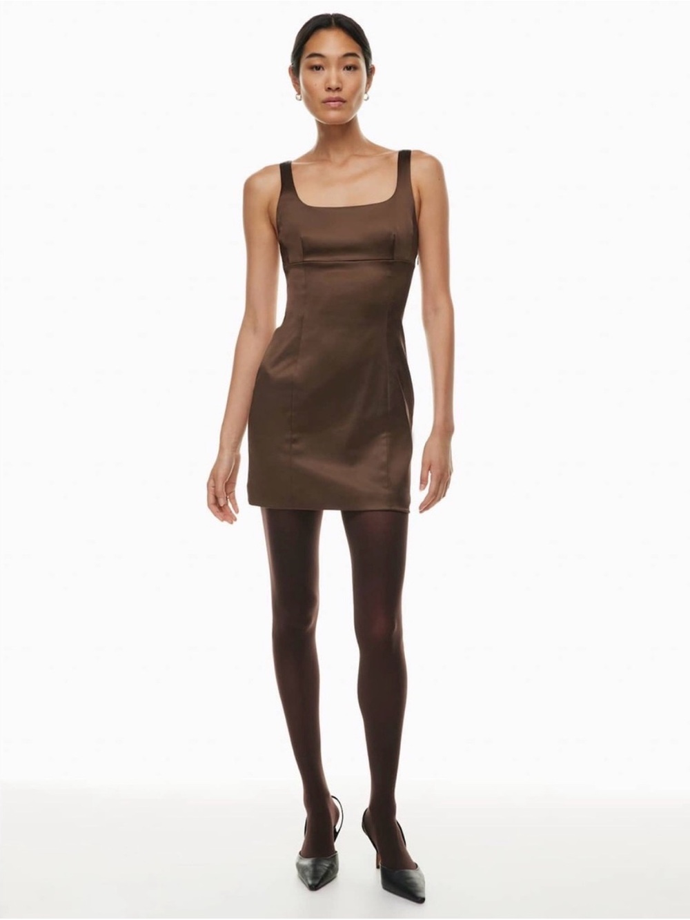 Wilfred Brown Mini Dress